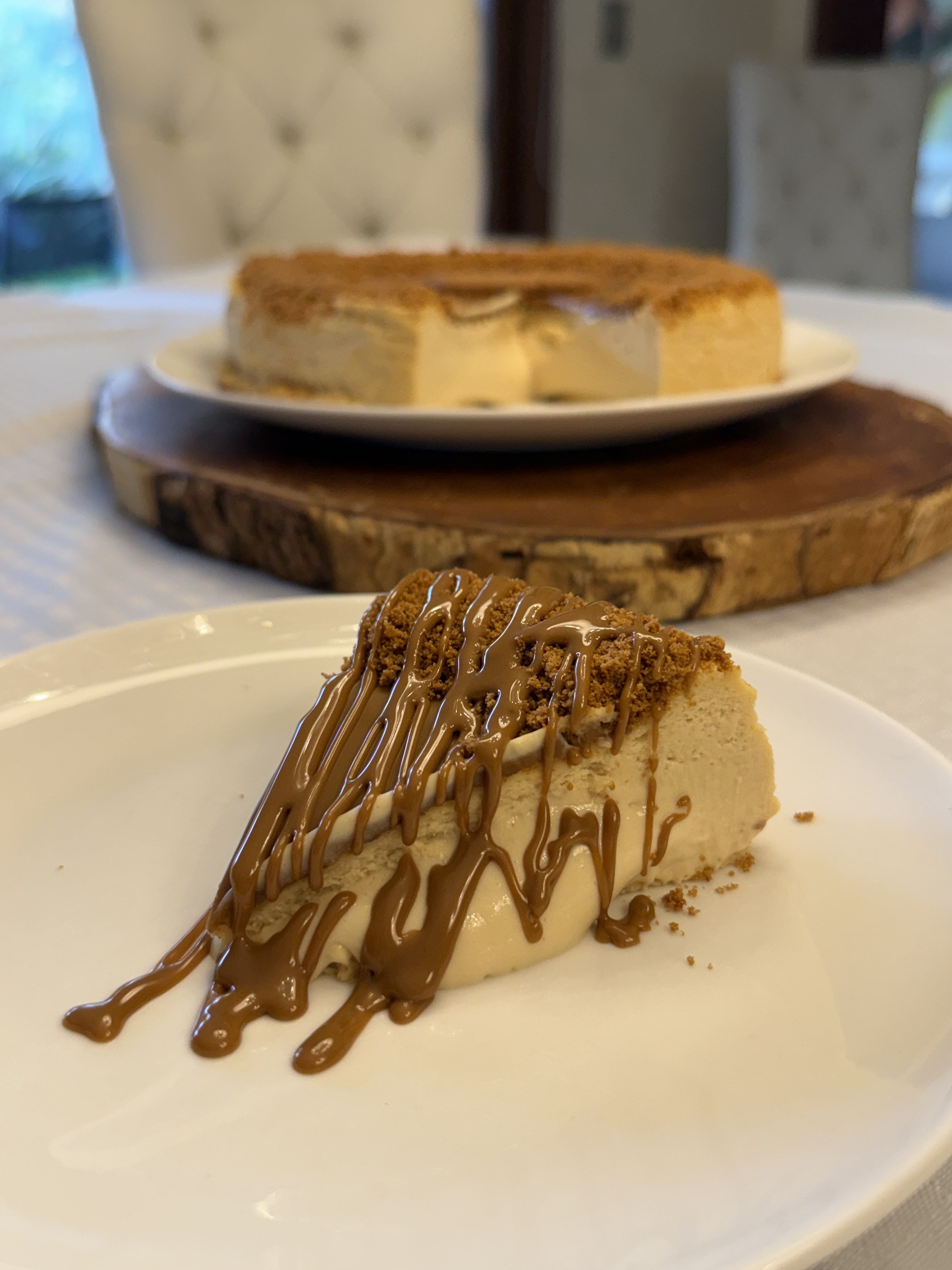 Porción de tarta vasca artesanal FG